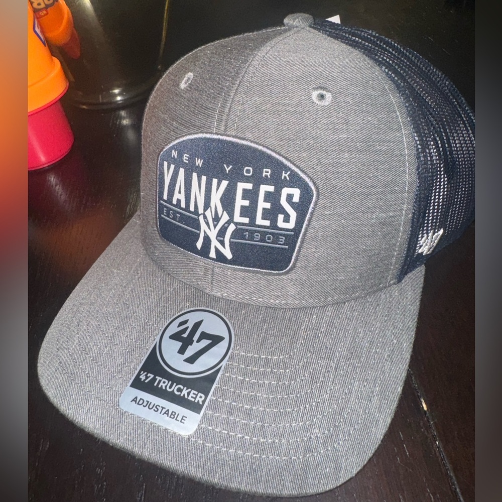 New York Yankees NY 47 Brand Mens Baseball Cap Adjustable